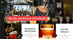 Desktop Screenshot of ministryofalcohol.com